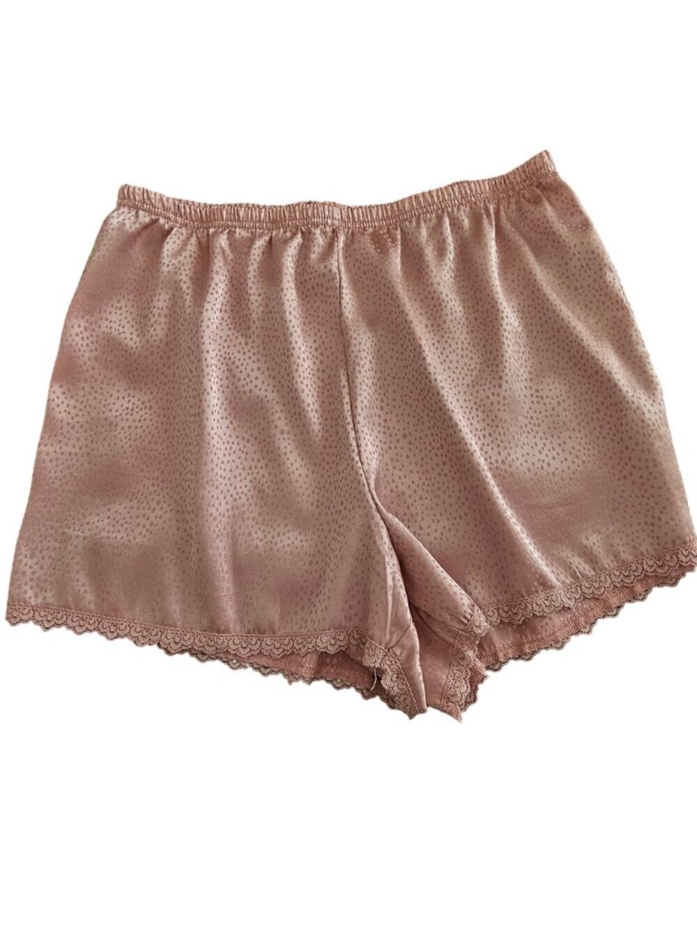 BCBGMaxAzria Satin Lace Cami & Shorts Set in Dusty Rose - Picture 10 of 15